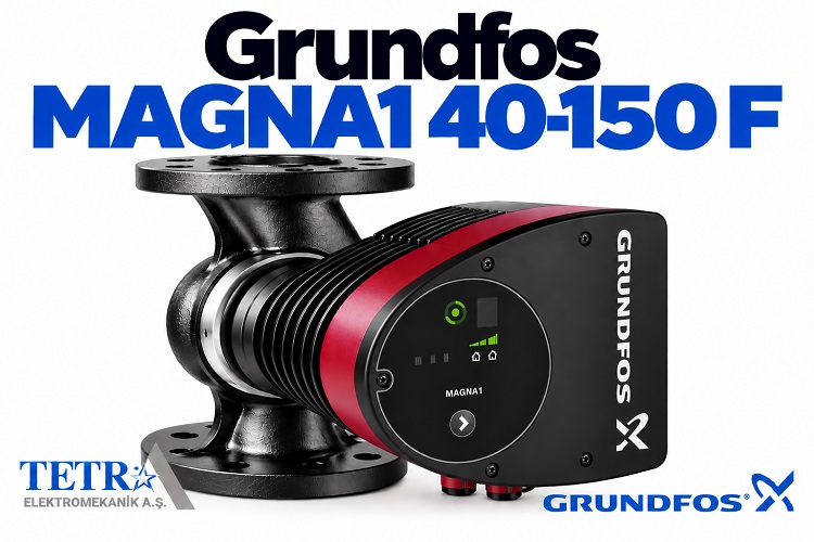 Grundfos MAGNA1 40-150 F Sirkülasyon Pompası | Tetra Elektromekanik