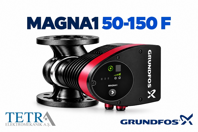 Grundfos MAGNA1 50-150 F Sirkülasyon Pompası | Tetra Elektromekanik
