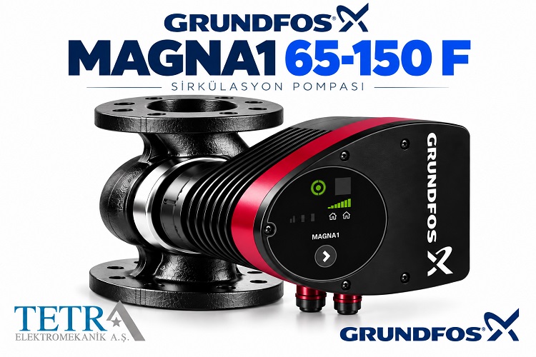 Grundfos MAGNA1 65-150 F Sirkülasyon Pompası | Tetra Elektromekanik