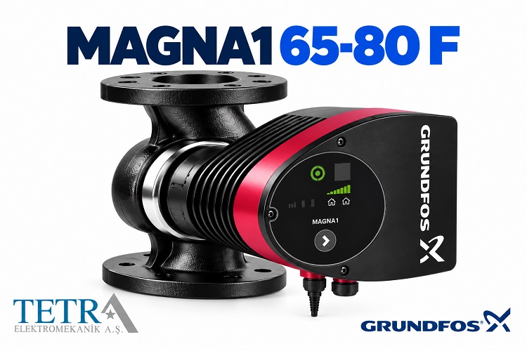 Grundfos MAGNA1 65-80 F Sirkülasyon Pompası | Tetra Elektromekanik