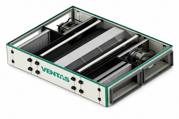 VENTAS VHRV-C Altıgen Reküperatörlü Isı Geri Kazanım Cihazı